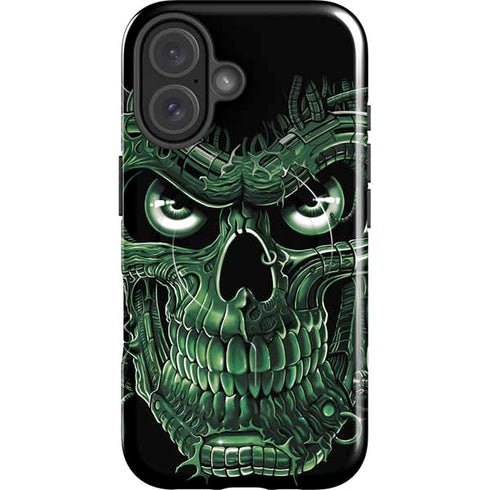 Liquid Blue Terminator Dragon iPhone 16 Plus Magsafe Impact Case